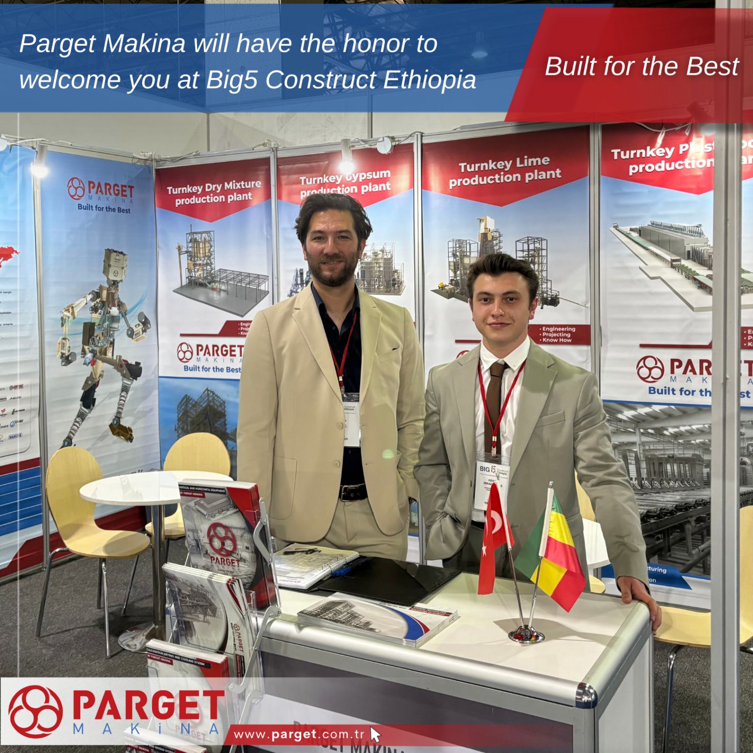 Parget Makina at Big 5 Construct Ethiopia