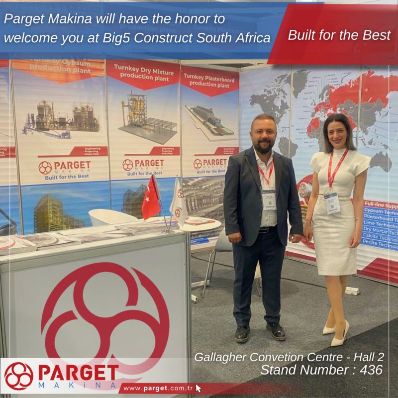 Parget Makina aura l'honneur de vous accueillir à Big5 Construct South Africa