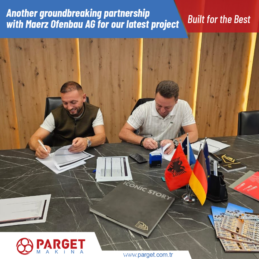 Another groundbreaking partnership with Maerz Ofenbau AG for our latest project
