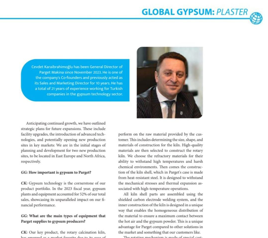 In Discussion Parget Makina (Global Gypsum Magazine)